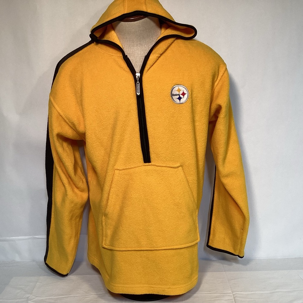 STARTER Vintage Pittsburgh Steelers Hooded Fleece Jacket Men’s size XL